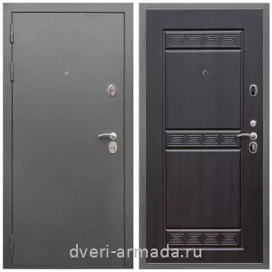 МДФ гладкая, Дверь входная Армада Оптима Антик серебро / МДФ 10 мм ФЛ-242 Эковенге