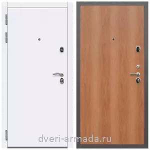 Двери МДФ для квартиры, Дверь входная Армада Кварц МДФ 10 мм / МДФ 6 мм ПЭ Миланский орех