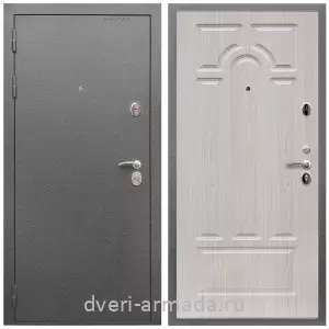 Входные двери 960х2050, Дверь входная Армада Оптима Антик серебро / МДФ 6 мм ФЛ-58 Дуб белёный