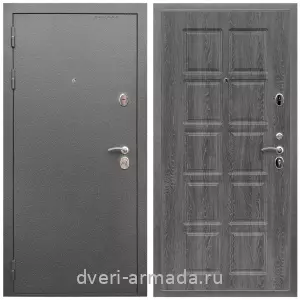 Входные двери толщиной 80 мм, Дверь входная Армада Оптима Антик серебро / МДФ 10 мм ФЛ-38 Дуб Филадельфия графит