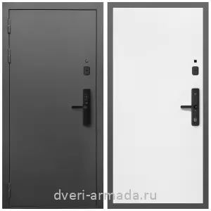 Умная входная смарт-дверь Армада Гарант Kaadas S500/ МДФ 10 мм Гладкая Белый матовый