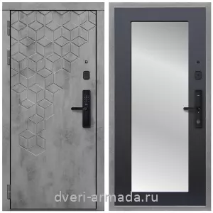 Входные двери со вставками, Дверь входная Армада Квадро МДФ 16 мм Kaadas S500 /  МДФ 16 мм ФЛЗ-пастораль, Венге