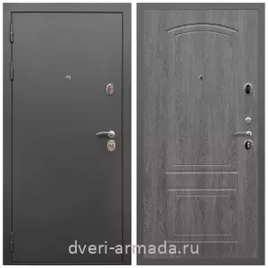 Антивандальные, Антивандальная металлическая  дверь входная Армада Гарант / МДФ 6 мм ФЛ-138 Дуб Филадельфия графит
