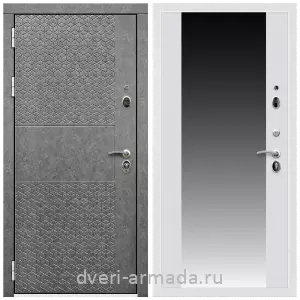 Входные двери графит, Дверь входная Армада Престиж Белая шагрень МДФ 16 мм Штукатурка графит ФЛС - 502 / СБ-16 Белый матовый