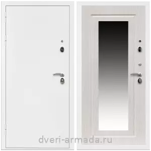 Дверь входная Армада Оптима Белая шагрень / ФЛЗ-120 Дуб белёный 