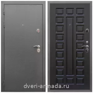 Входные двери с двумя петлями, Дверь входная Армада Оптима Антик серебро / МДФ 16 мм ФЛ-183 Венге