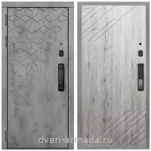 Входные металлические двери в Московской области, Дверь входная Армада Квадро МДФ 16 мм Kaadas K9 / МДФ 16 мм ФЛ-143 Рустик натуральный