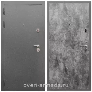 Входные двери Йошкар-Ола, Дверь входная Армада Оптима Антик серебро / МДФ 6 мм ПЭ Цемент темный