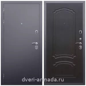 Красивые входные двери, Дверь входная металлическая Армада Люкс Антик серебро / МДФ 6 мм ФЛ-140 Венге наружная на дачу