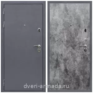 С порошковым напылением, Дверь входная Армада Престиж Антик серебро / МДФ 6 мм ПЭ Цемент темный