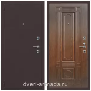 Дверь входная Армада Комфорт Антик медь / ФЛ-2 Морёная береза