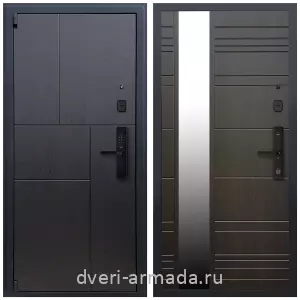 Входные двери со вставками, Дверь входная Армада Бастион МДФ 16 мм Kaadas S500 / МДФ 16 мм ФЛЗ-Сити Венге