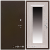 Белые с терморазрывом , Дверь входная уличная в дом Армада Термо Молоток коричневый/ ФЛЗ-120 Дуб белёный