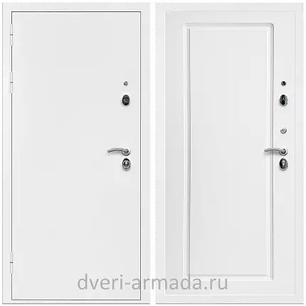 Дверь входная Армада Оптима Белая шагрень / МДФ 16 мм ФЛ-119 Белый матовый
