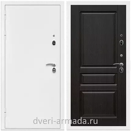 Дверь входная Армада Оптима Белая шагрень / МДФ 16 мм ФЛ-243 Венге