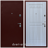 Входные двери 960х2050, Дверь входная железная на дачу Армада Люкс Антик медь / ФЛ-242 Сандал белый парадная