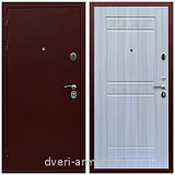 Одностворчатые входные двери, Дверь входная железная на дачу Армада Люкс Антик медь / ФЛ-242 Сандал белый парадная