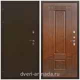 Непромерзающие входные двери, Дверь входная утепленная для загородного дома Армада Термо Молоток коричневый/ ФЛ-2 Мореная береза