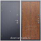Одностворчатые входные двери, Дверь входная металлическая утепленная Армада Люкс Антик серебро / ФЛ-140 Морёная береза двухконтурная