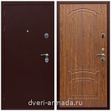 Входные двери Йошкар-Ола, Дверь входная утепленная Армада Люкс Антик медь / ФЛ-140 Мореная береза в квартиру с терморазрывом