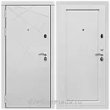 Дверь входная Армада Тесла МДФ 16 мм / МДФ 16 мм ФЛ-119 Ясень белый